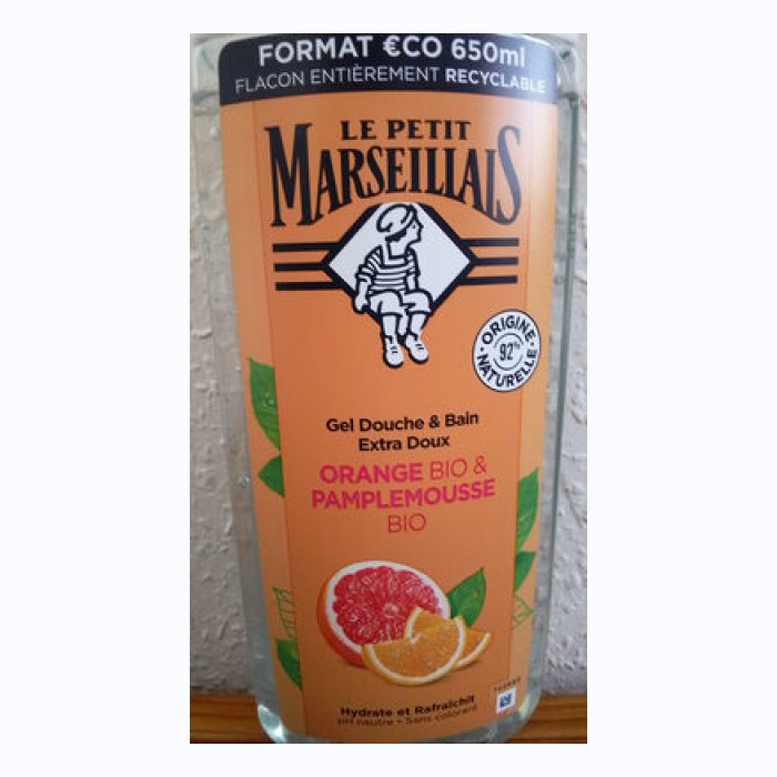 le Petit Marseillais 沐浴露和 Ben 超温和有机橙子和有机葡萄柚沐浴露和沐浴露